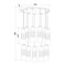 Z-Lite Alton Chandelier, 11-Light, 24 In.W x 14.25 In.H, Modern Gold/Clear+Frosted 824P-11R-MGLD - alternate 8